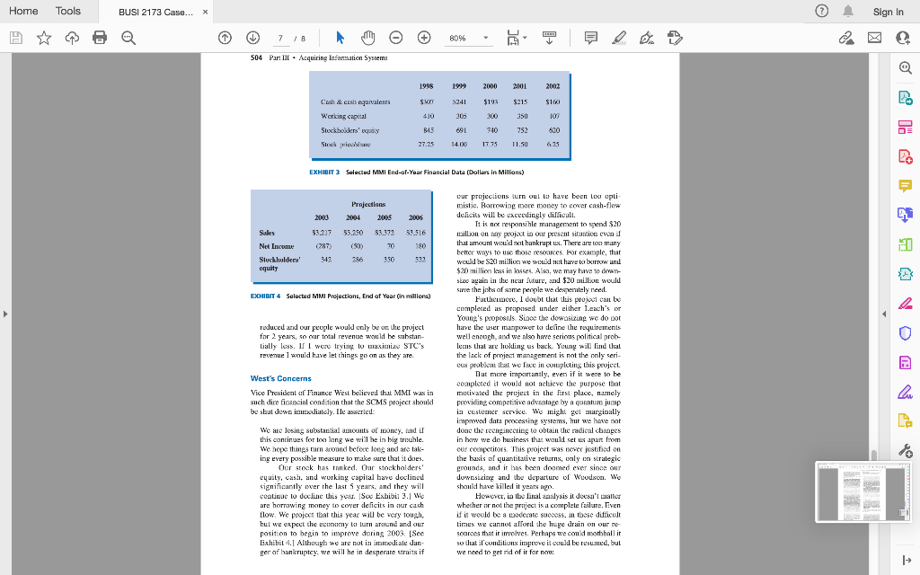 Please find attached the case study 2: A troubled