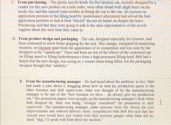 Case Study: Bob Skillful, Director, Quality