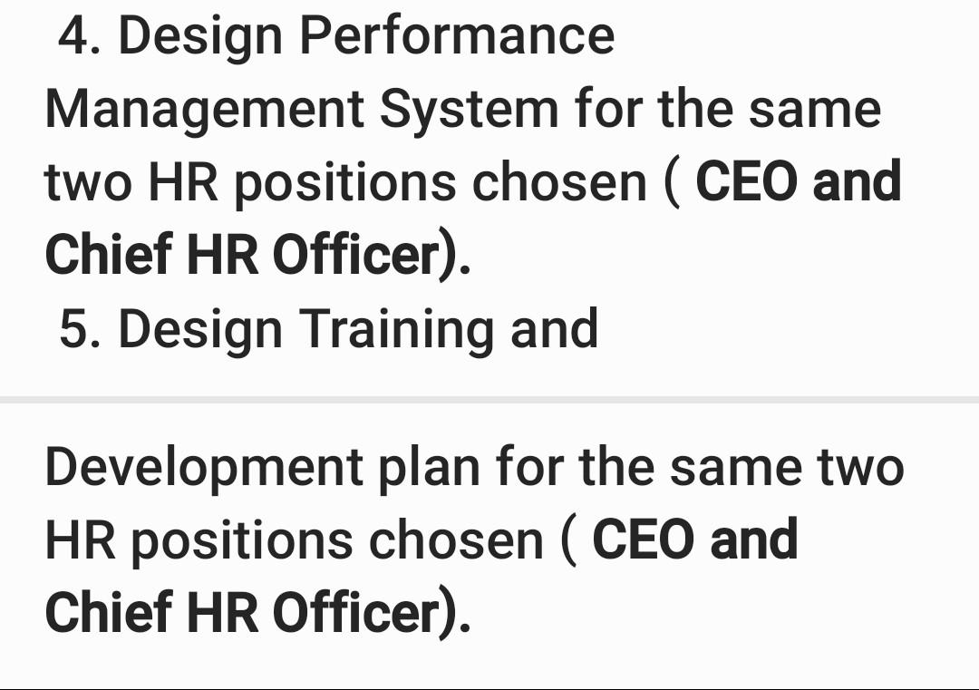 OFirst position chosen:Line Function- CEO of