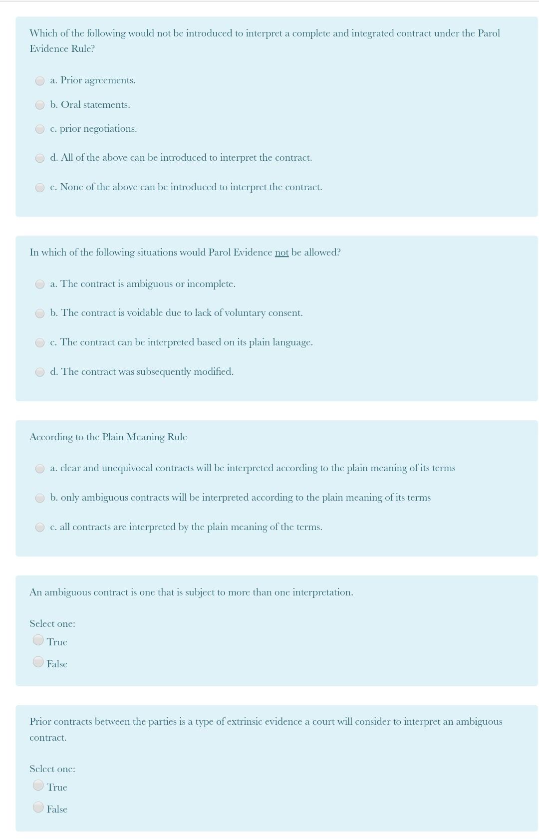 Which of the following is an example of an