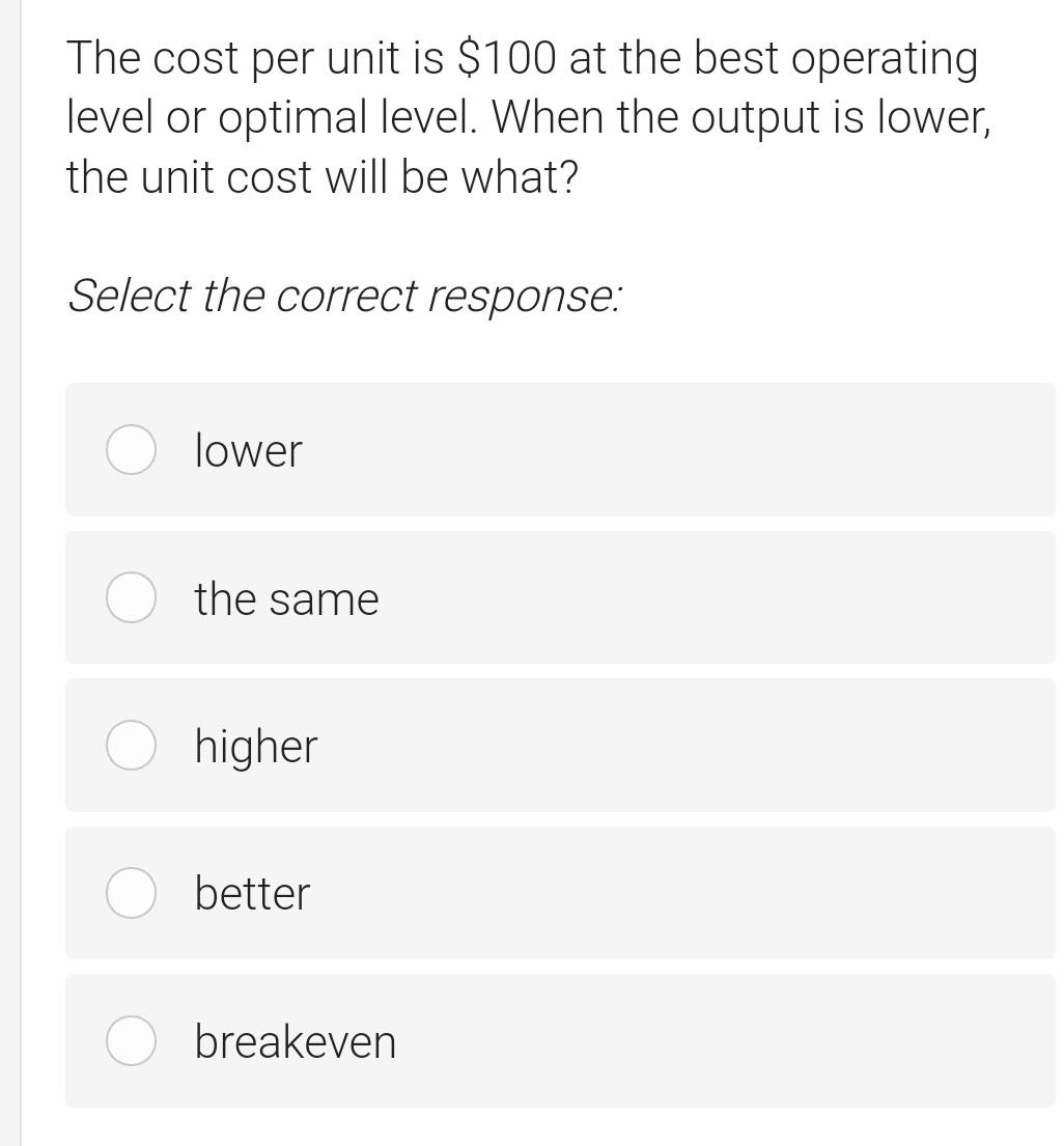 Generally, from the employee's perspective, which