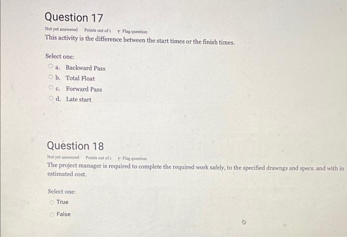 plz help Question 16 Not yet answered Points out