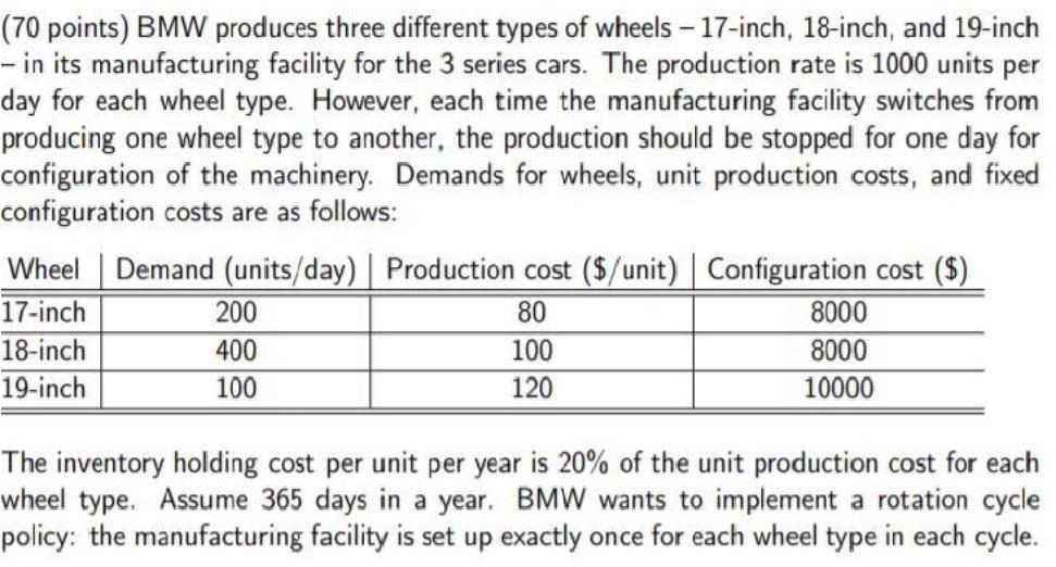 -What is the optimal cycle time in units of days