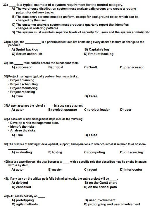 33) is a typical example of a system requirement