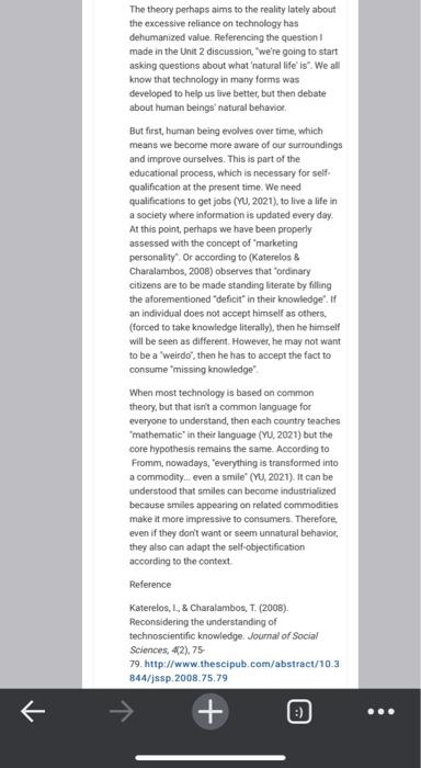 this is a discussion.. so these are 3 replies