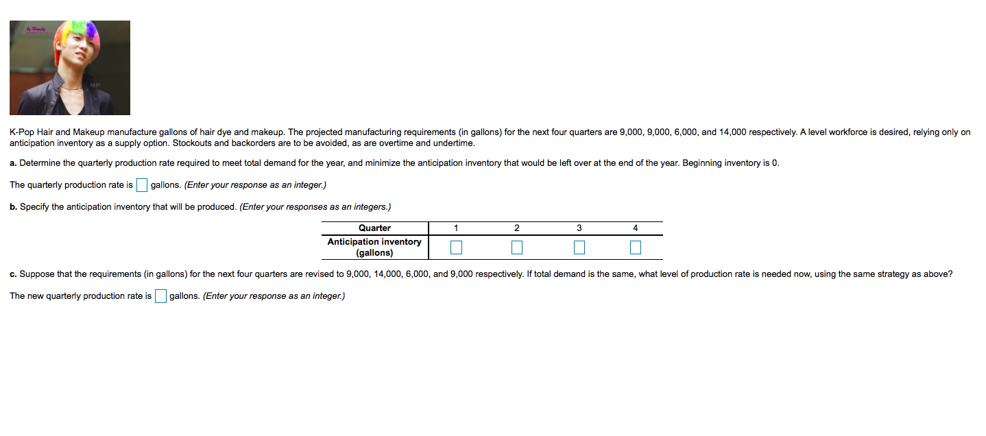 4 Ply K-Pop Hair and Makeup manufacture gallons