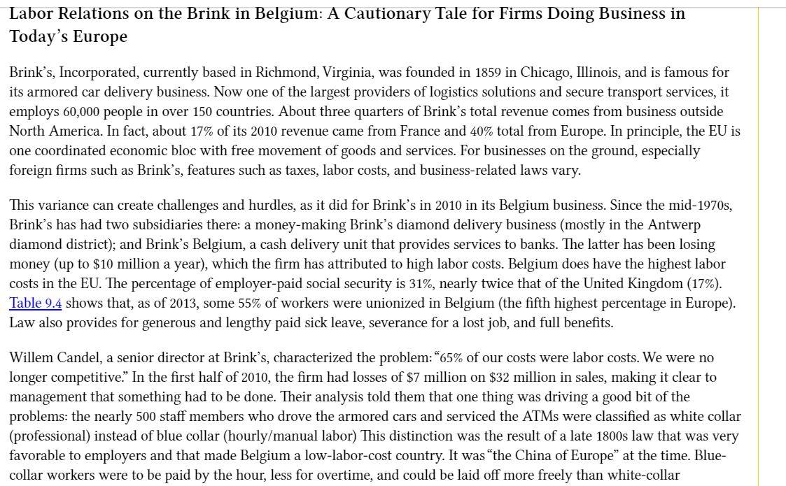 What is your view of how the company handled this