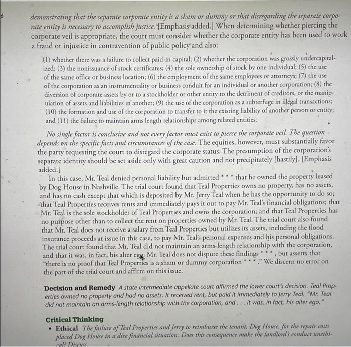 can you write a summary of case study 39.3? Case