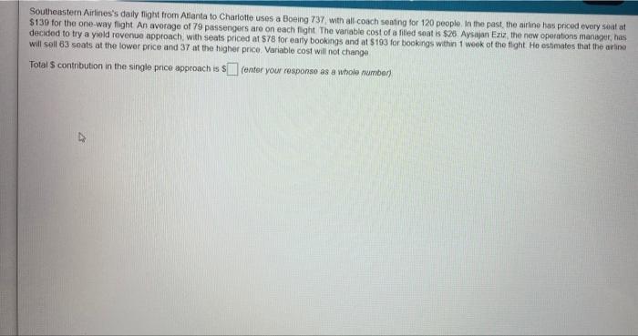 Southeastern Airlines's daily light from Atlanta