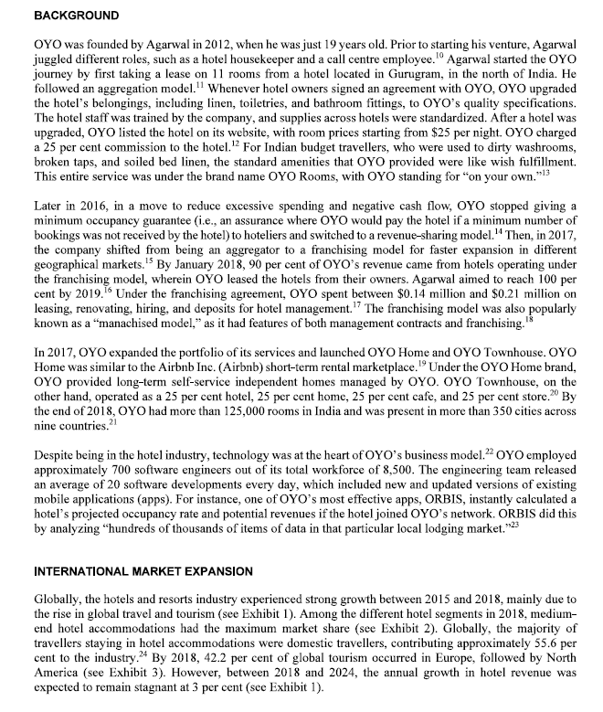 . Question - Explain whether the product and