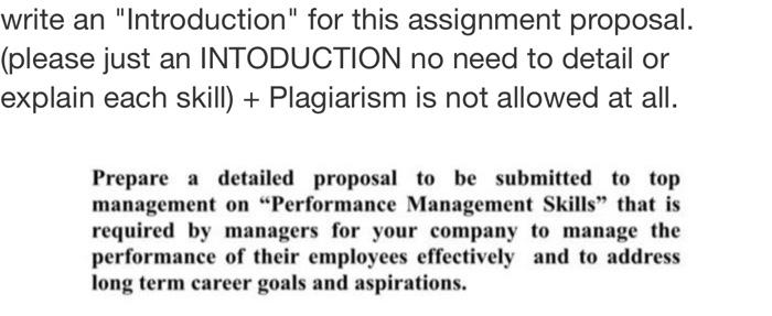 its a report will include analytical skills in