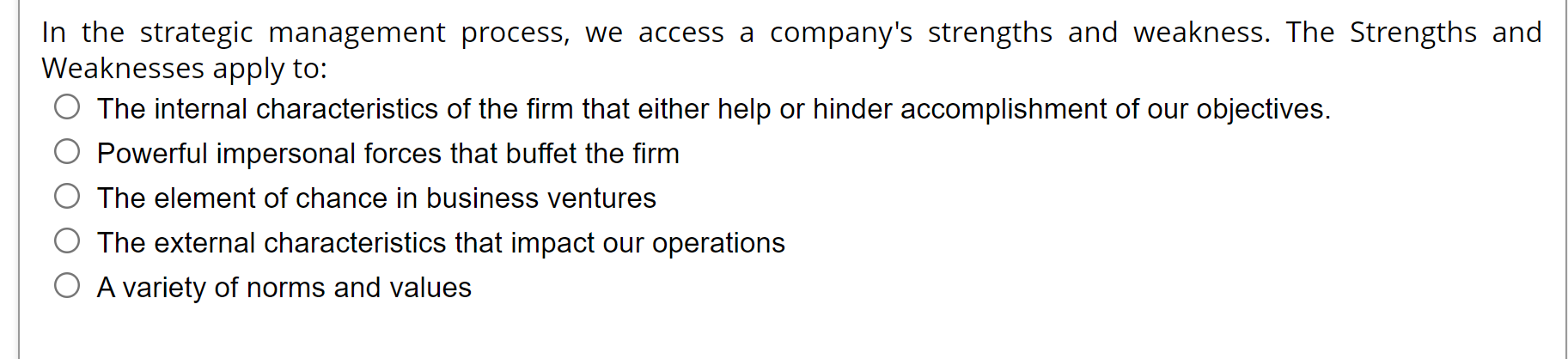 The bargaining power of suppliers is high when: O