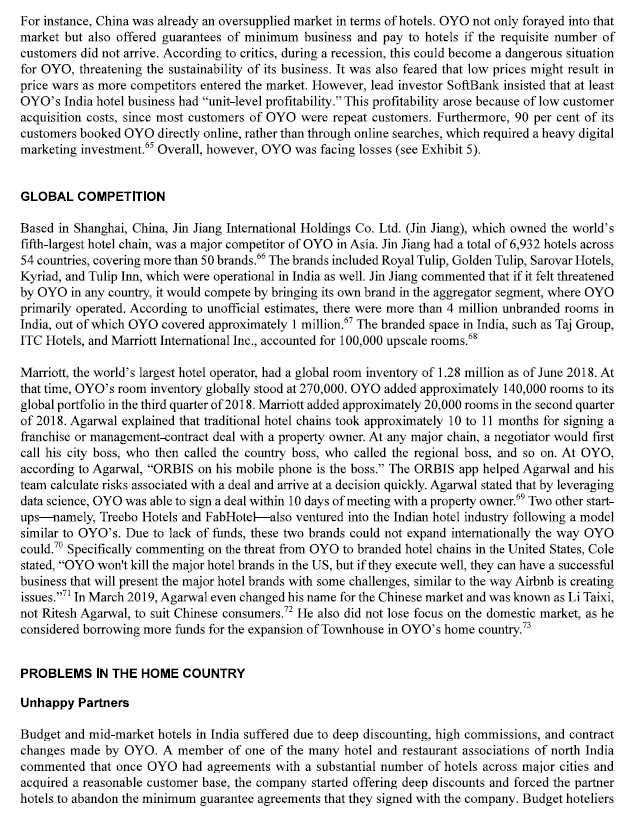 . Question - Explain whether the product and