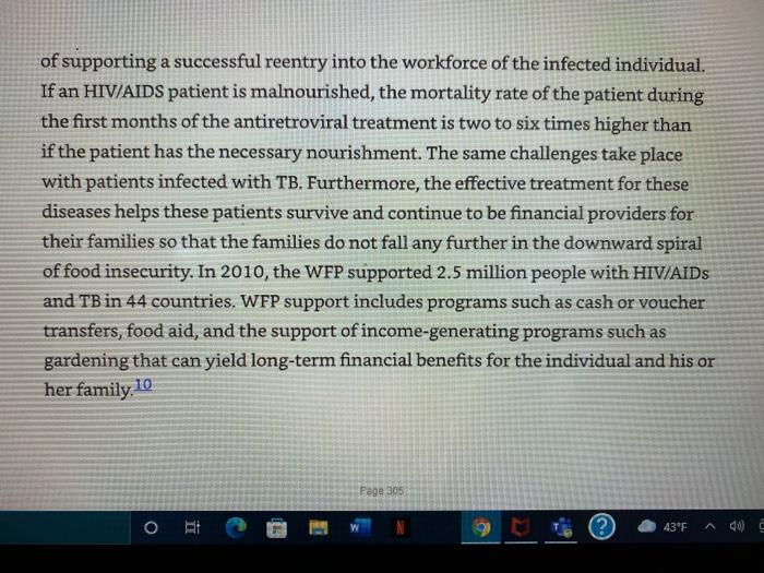 read case on the World Food Programme (WFP). Go