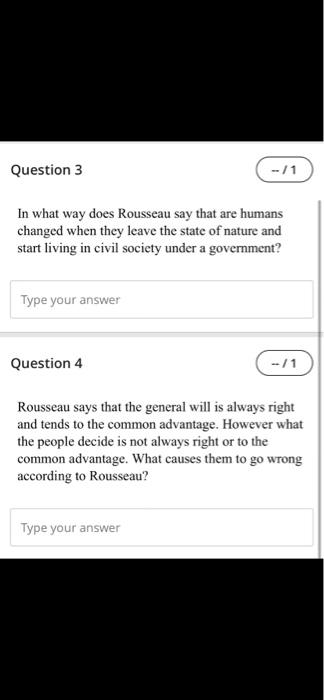 Question 1 Why does no one have an interest in