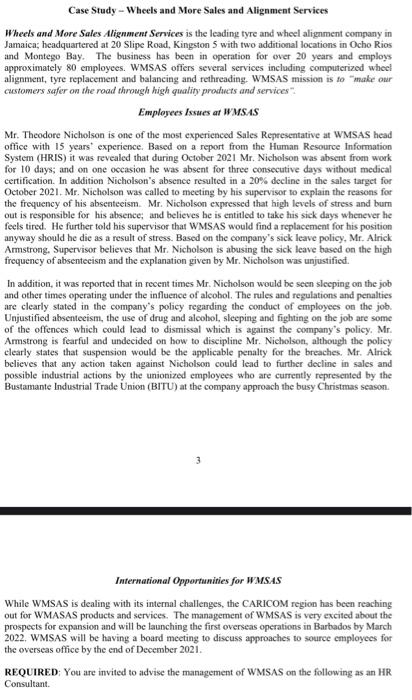 Case Study - Wheels and More Sales and Alignment