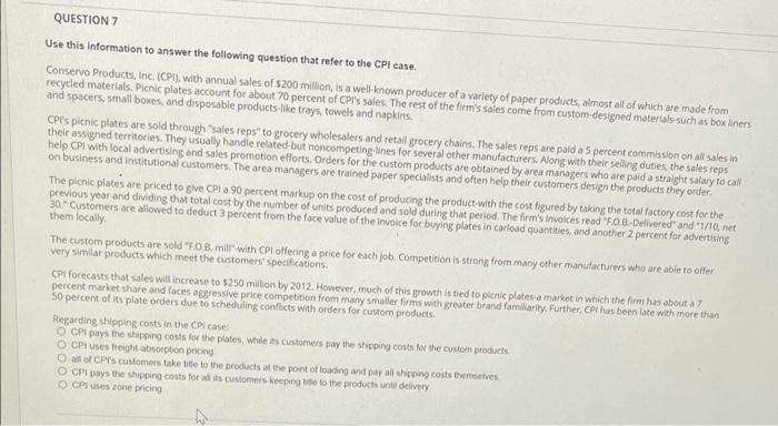 QUESTION 3 A SWOT analysis should help a manager