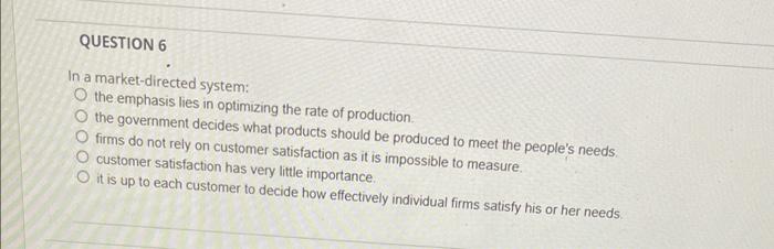 QUESTION 3 A SWOT analysis should help a manager