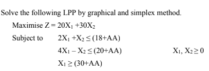 use AA=82 dont use excel need manually Solve the