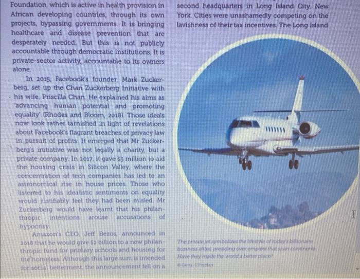 Tech billionaires turn philanthropists Today's