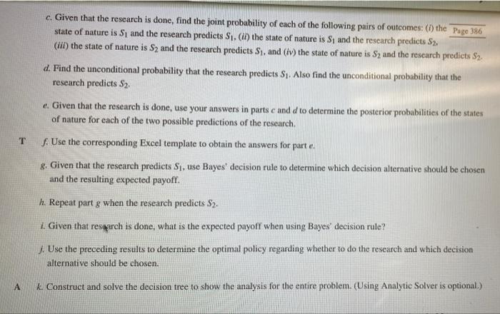 solve it in excel 9.17. You are given the