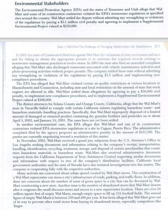 What do you think Wal-Mart could do to develop an