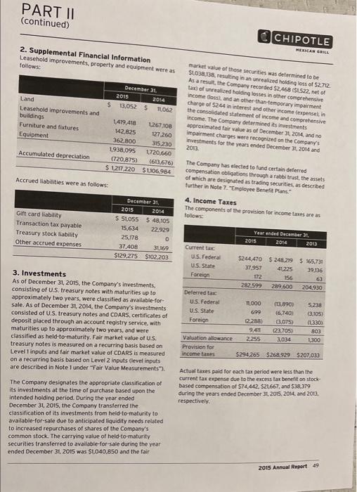 (2015) Comparing two companies in the same