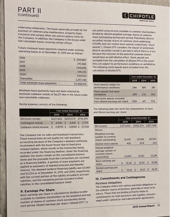 (2015) Comparing two companies in the same