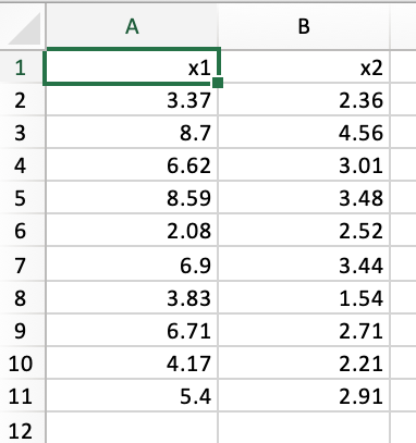 The accompanying data file contains 10