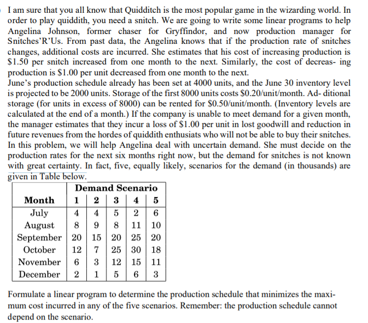 I am sure that you all know that Quidditch is the