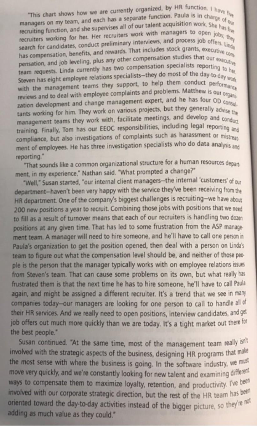 Case Study 6: Reorganizing Human Resources at ASP