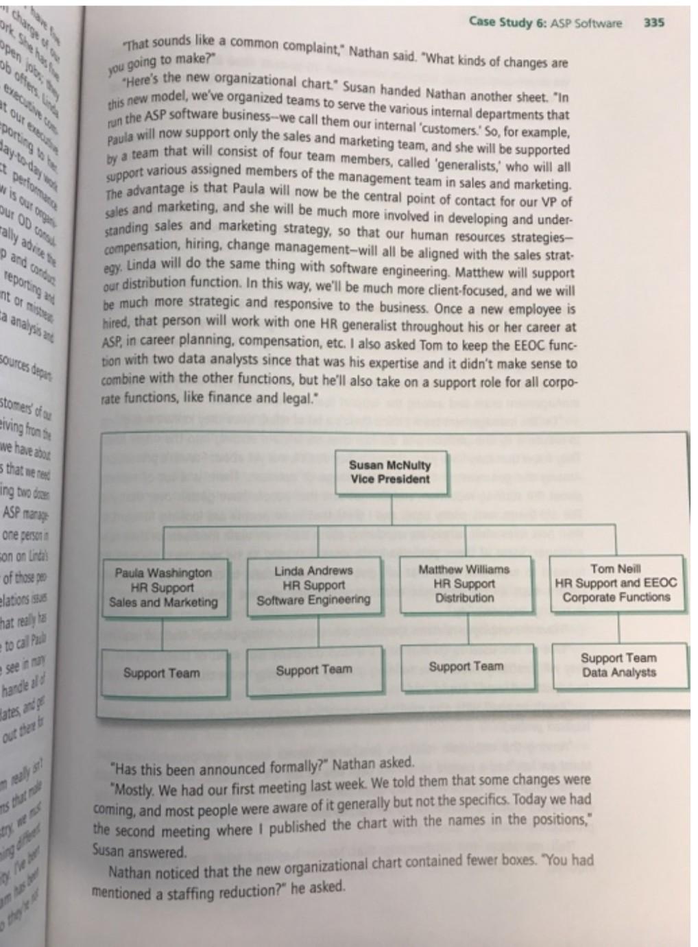 Case Study 6: Reorganizing Human Resources at ASP