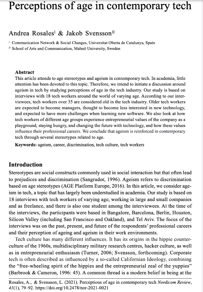 Read this article and write about the "people