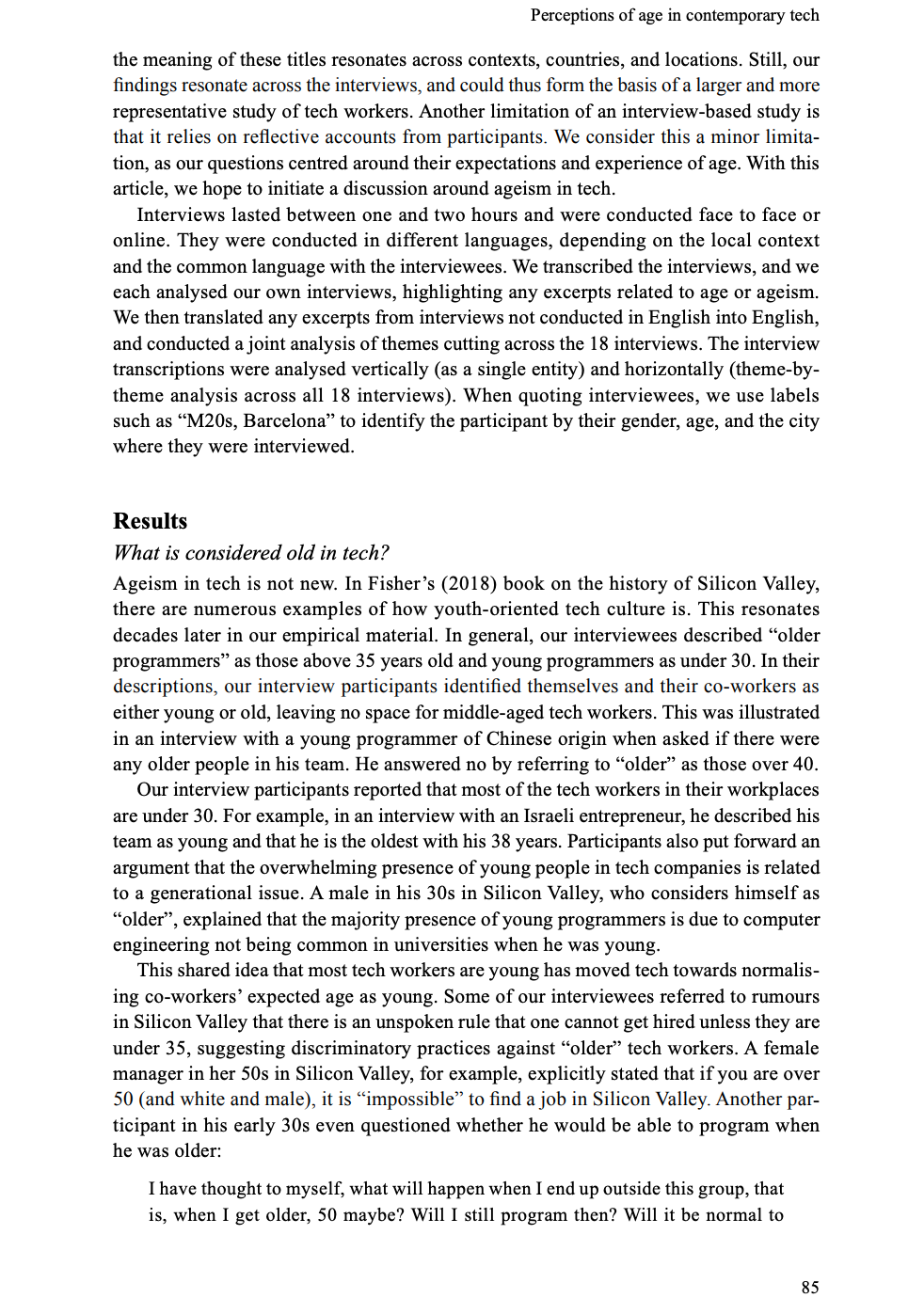 Read this article and write about the "people