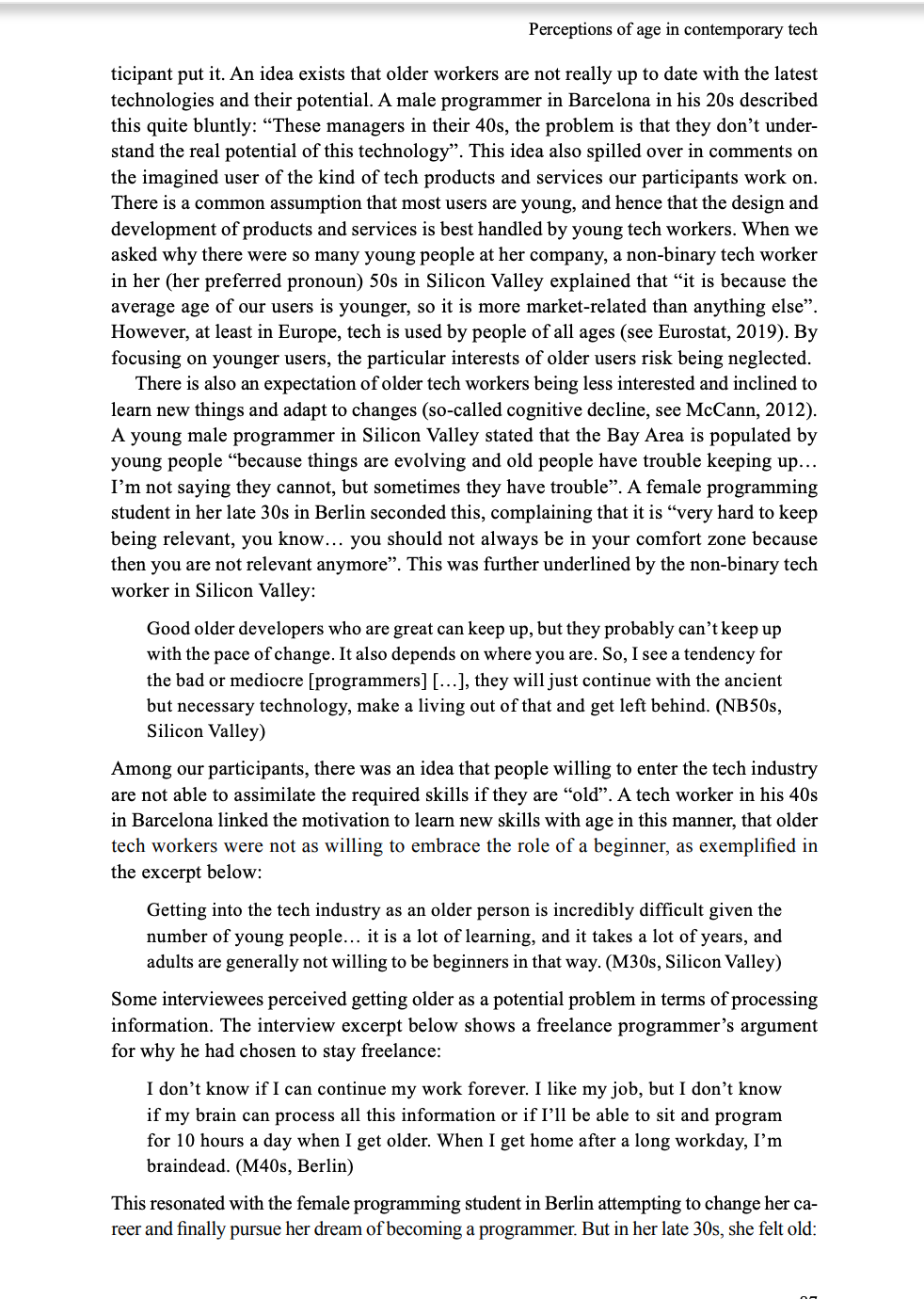 Read this article and write about the "people