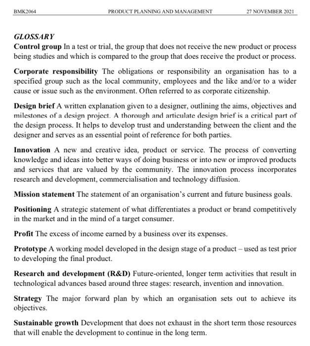 its product planning management. help me with