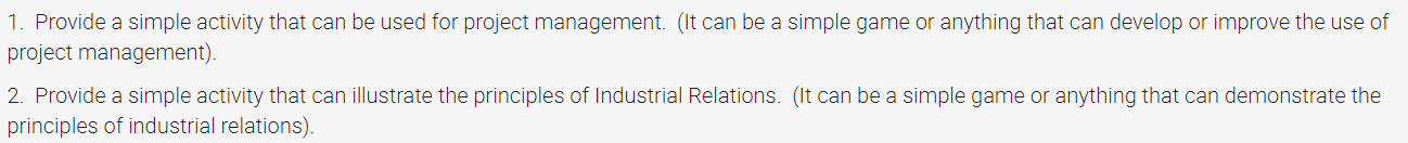 PLEASE EXPLAIN IN PARAGRAPH FORM. 1. Provide a