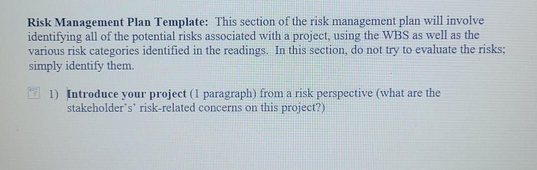 Assignment Instructions: To help give this