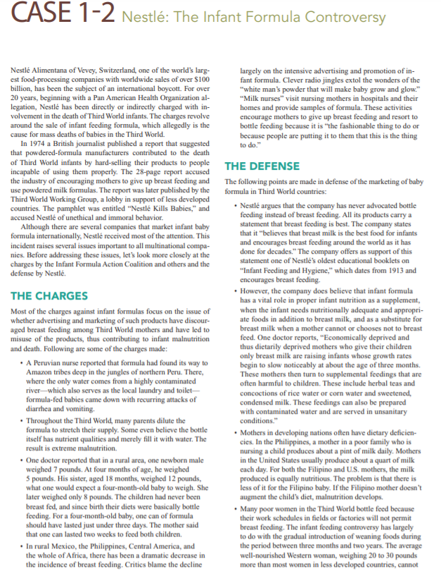 International Marketing Question: What advice