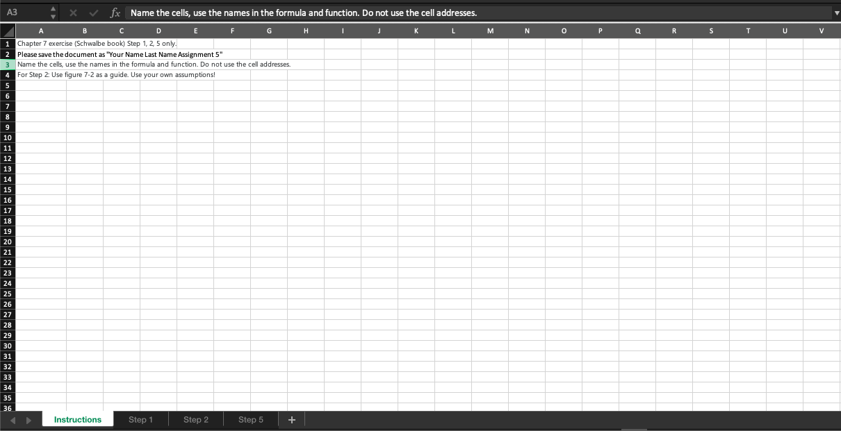 Ms. Excel Practice Assignment 5 1. Create a Ms.