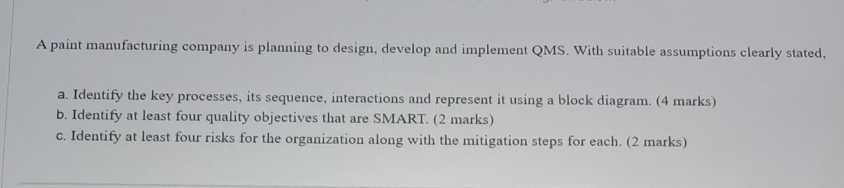 A paint manufacturing company is planning to