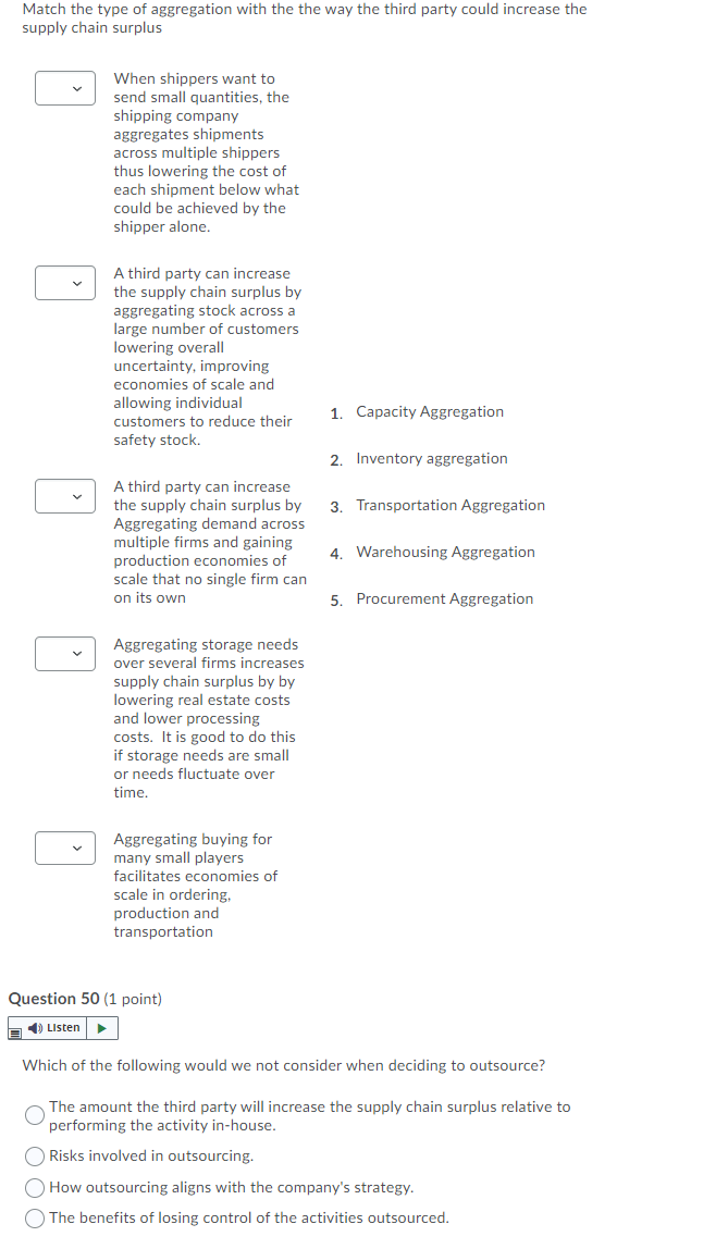 Question 52 (6 points) E ) Listen In The Fresh