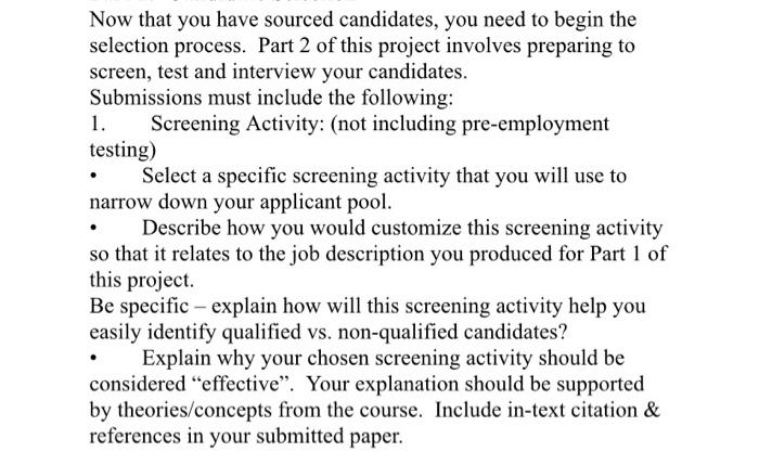 Now that you have sourced candidates, you need to