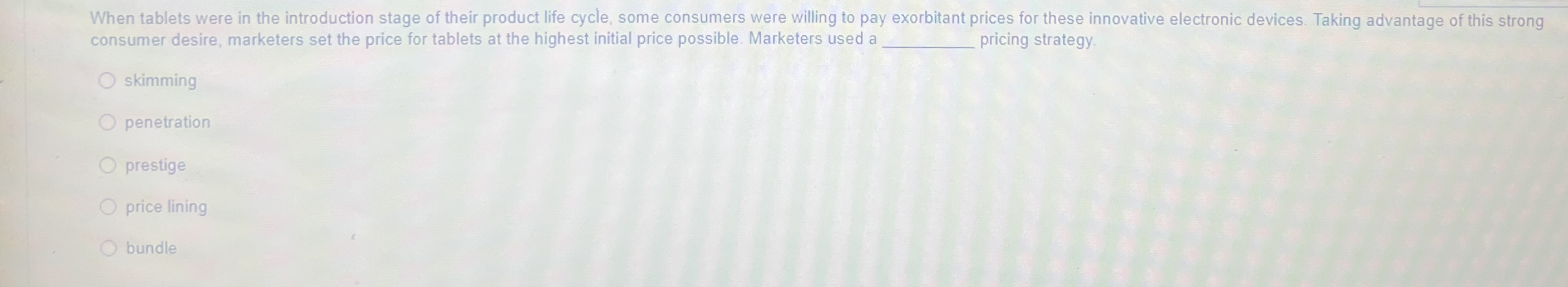 When tablets were in the introduction stage of