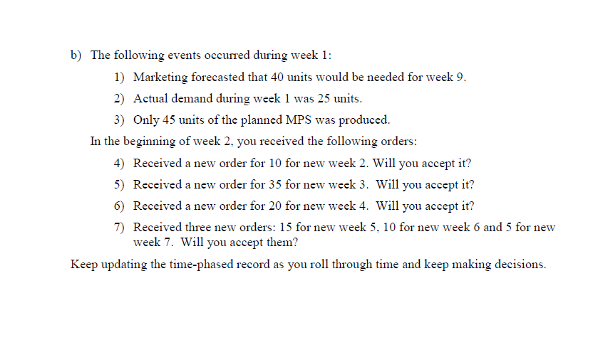 Please solve on excel with the steps Consider the