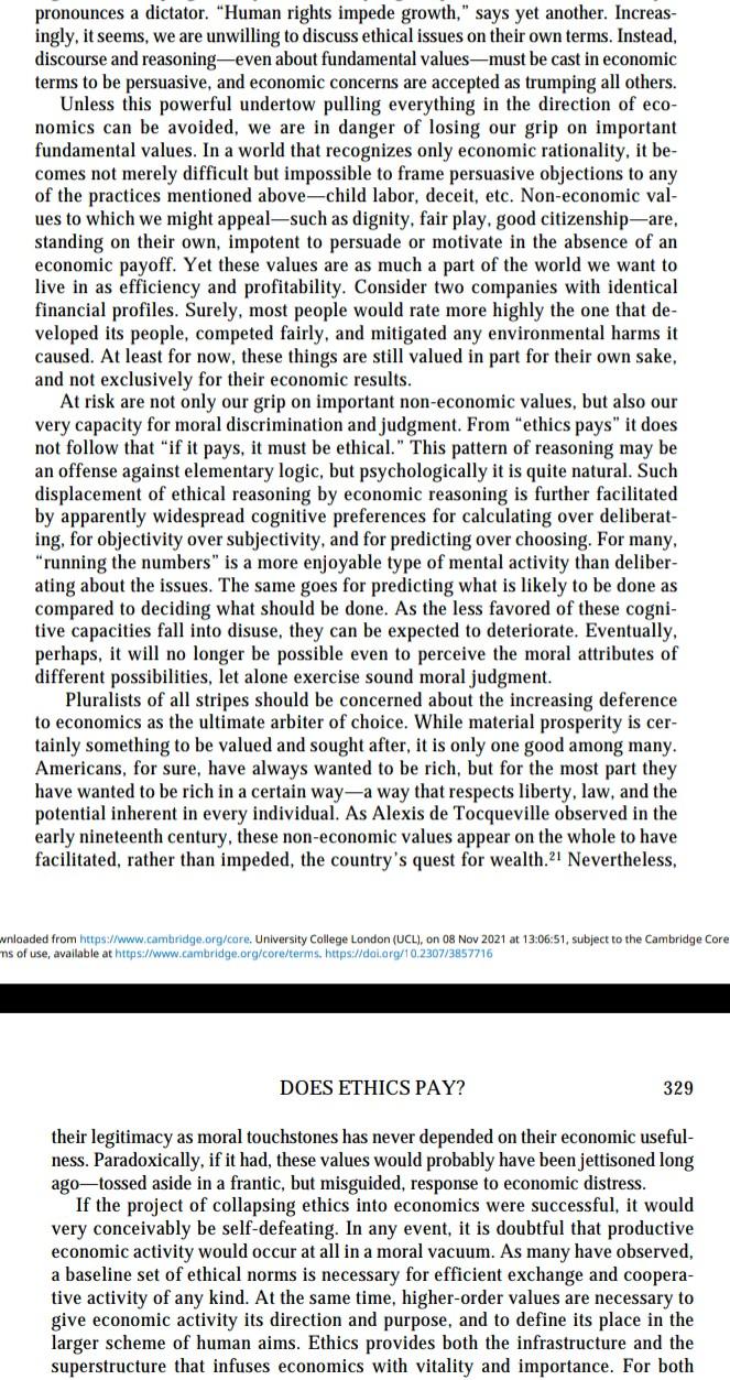 What if it didn't? A Dangerous Undertow As