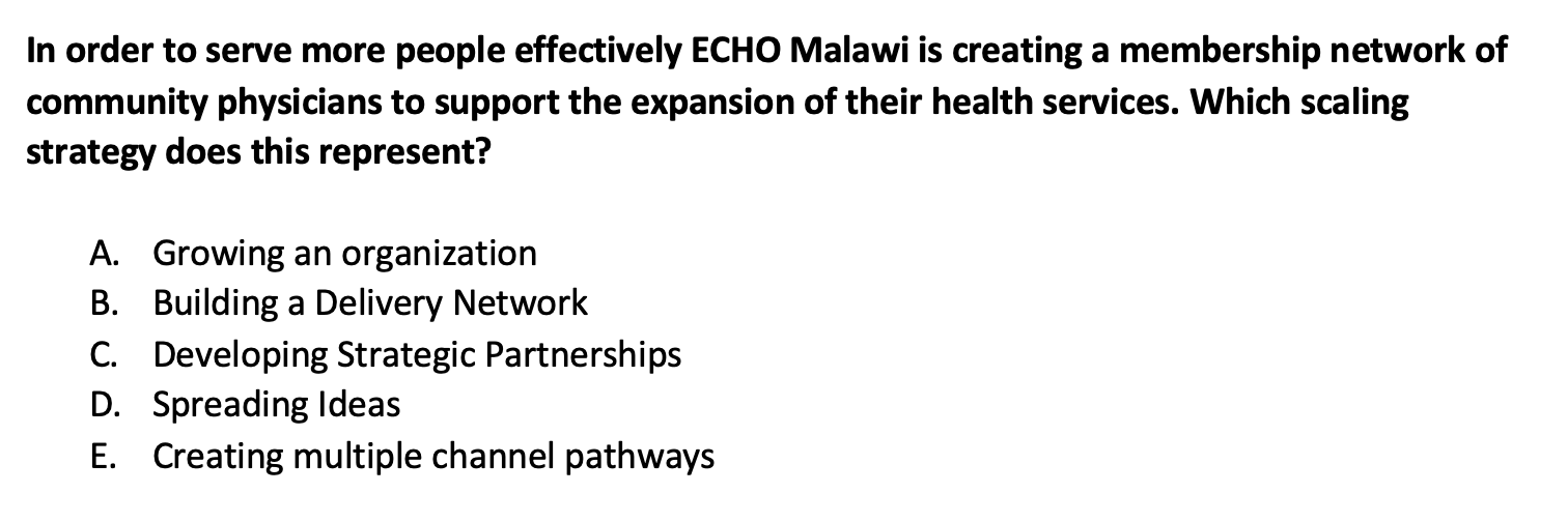 In order to serve more people effectively ECHO