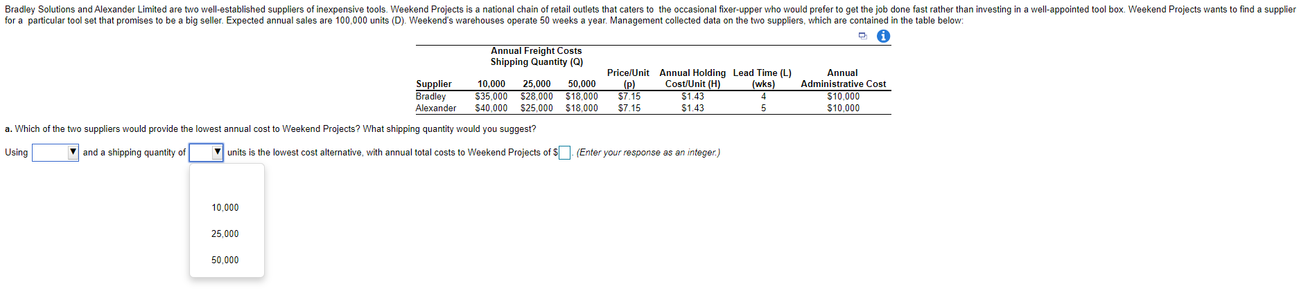 Bradley Solutions and Alexander Limited are two
