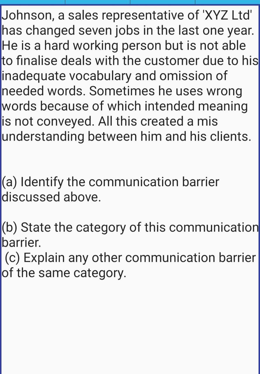 Provide the Accurate barriers Johnson, a sales