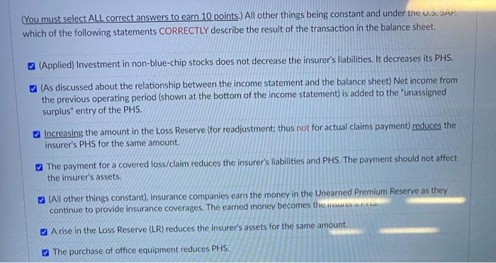 You must select ALL correct answers to earn 10